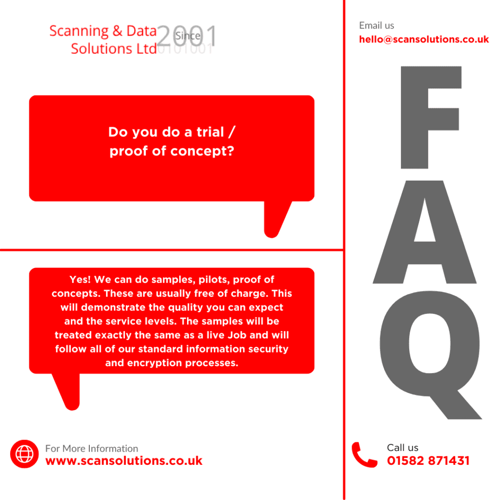 Can we do samples or a proof of concept?